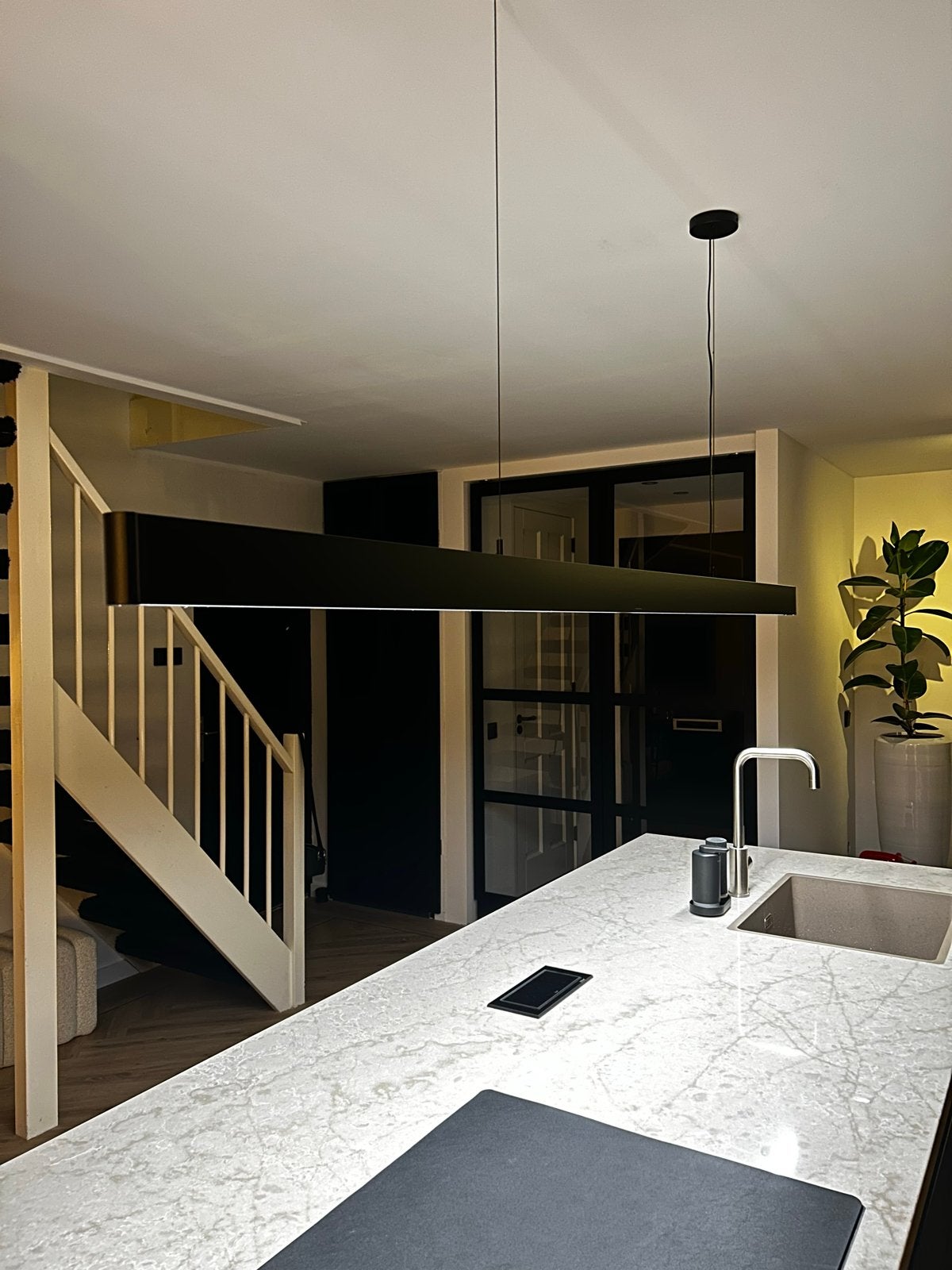 Jansen & de Bont Novy design hanglamp, Ophalen of Verzenden, Zo goed als nieuw, Metaal