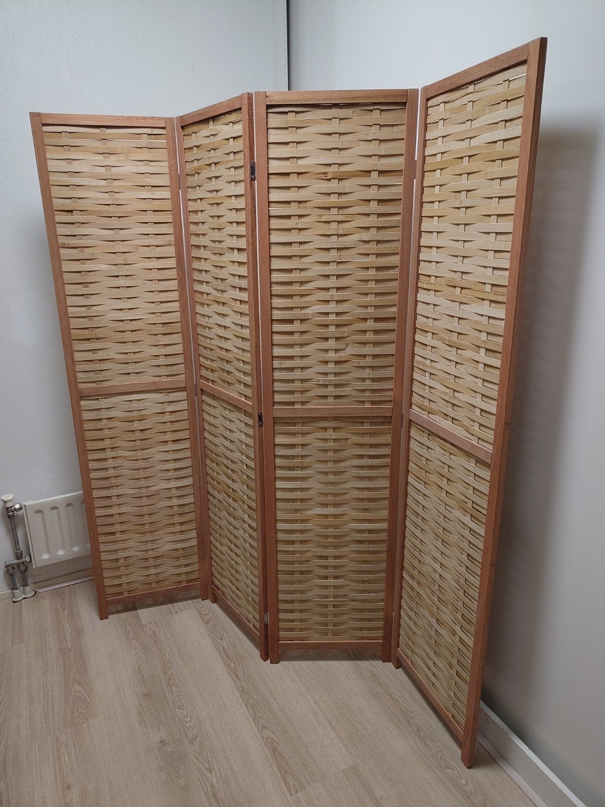 Bamboe kamerscherm 160x170 cm, Ophalen, Gebruikt