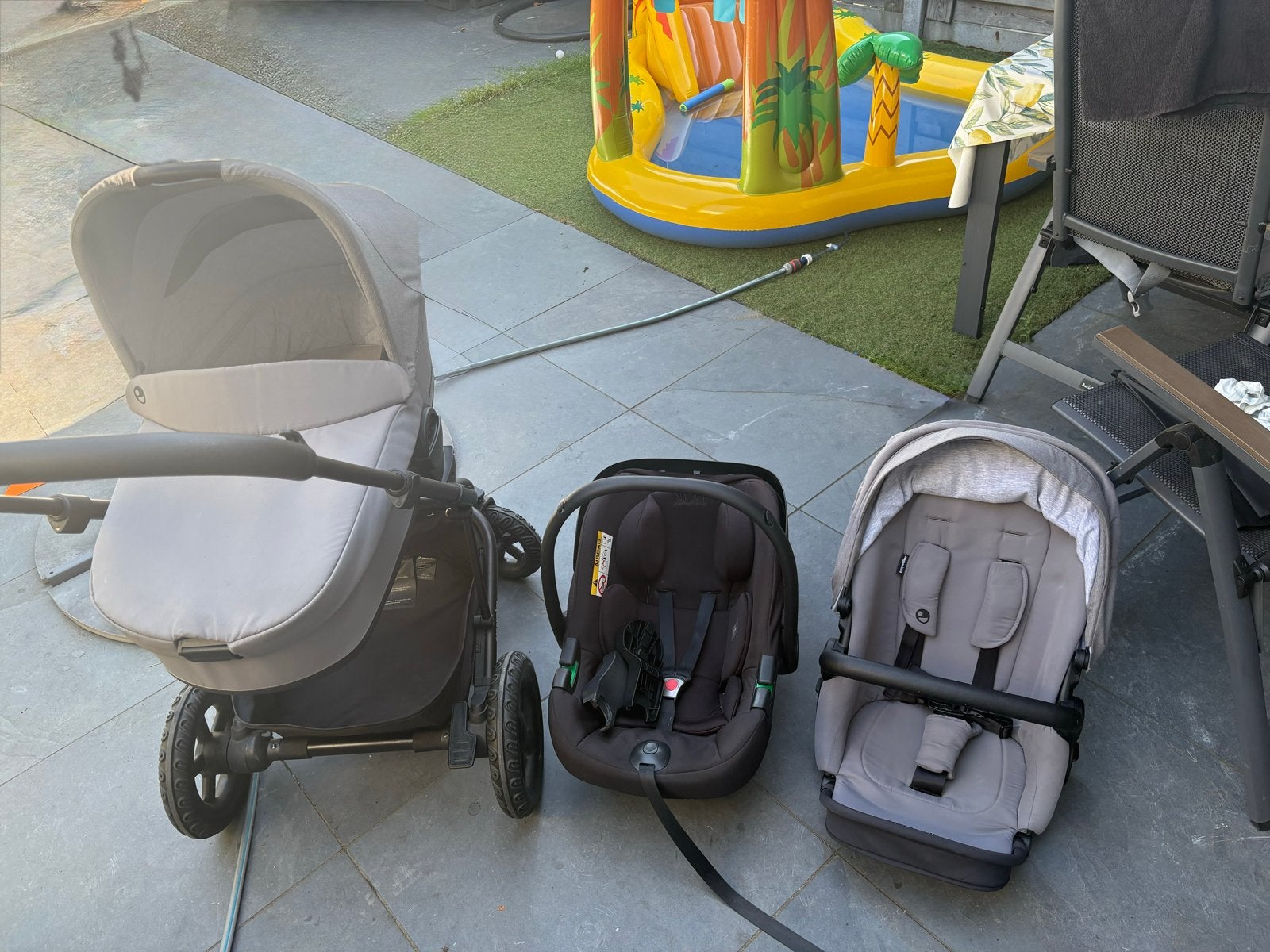 Complete kinderwagen en autostoel set, Gebruikt, Combiwagen, Met autostoeltje, Ophalen