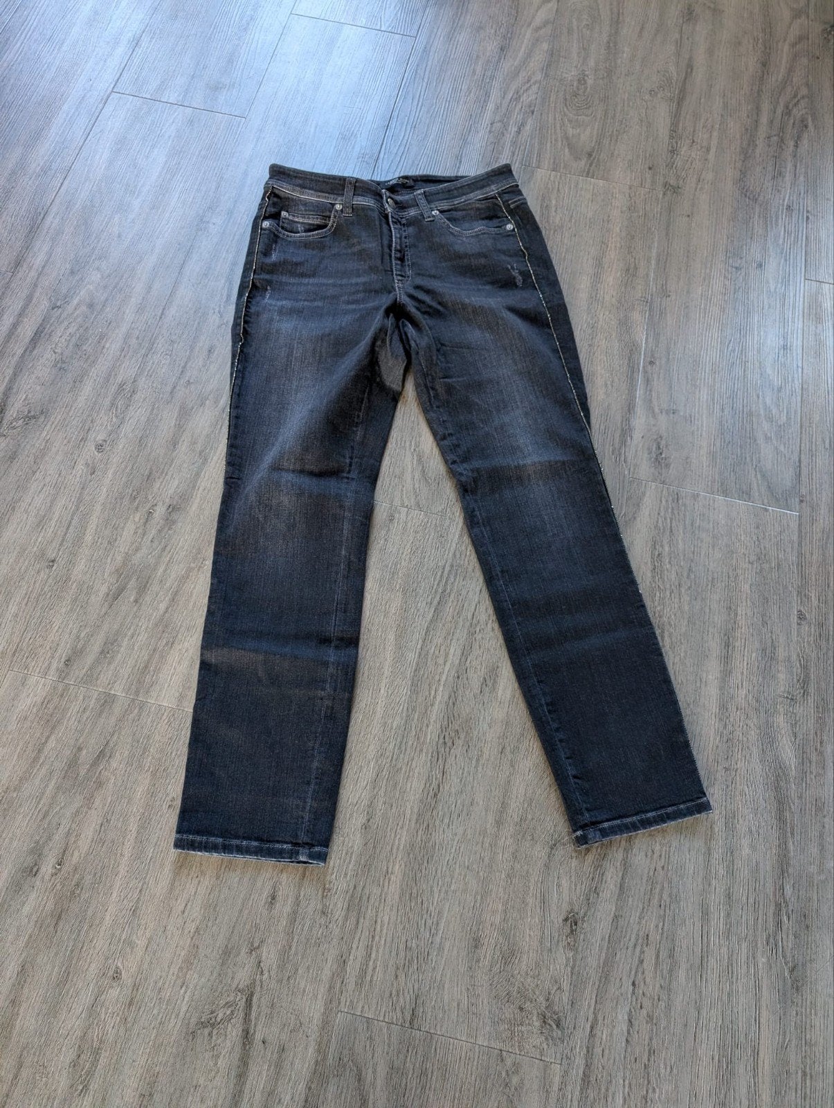 Cambio Jeans Parla - Zwarte spijkerbroek, maat 40, Maat 38/40 (M), Zwart, Ophalen of Verzenden, Zo goed als nieuw