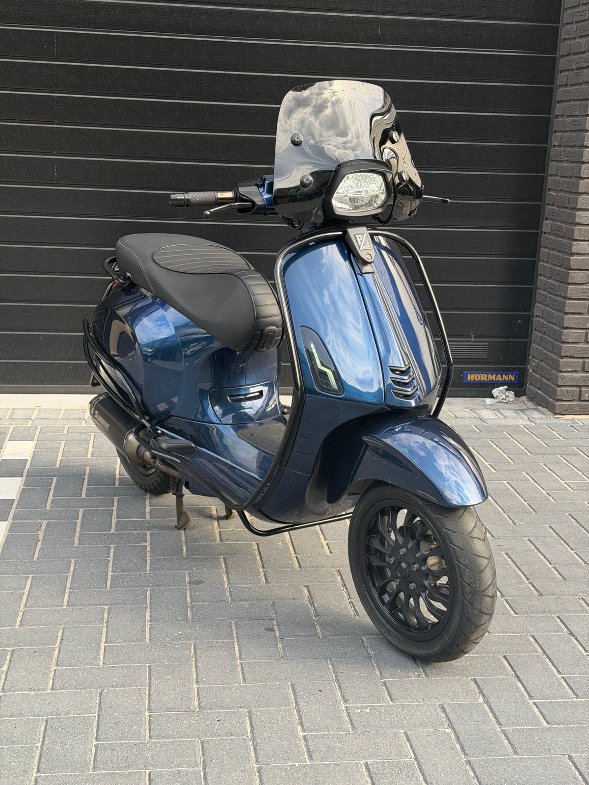 Vespa Sprint 2019 |Lvl 10|Midnight Blue|Brom|Akra| 65 KM/H, Ophalen of Verzenden, Zo goed als nieuw, Benzine
