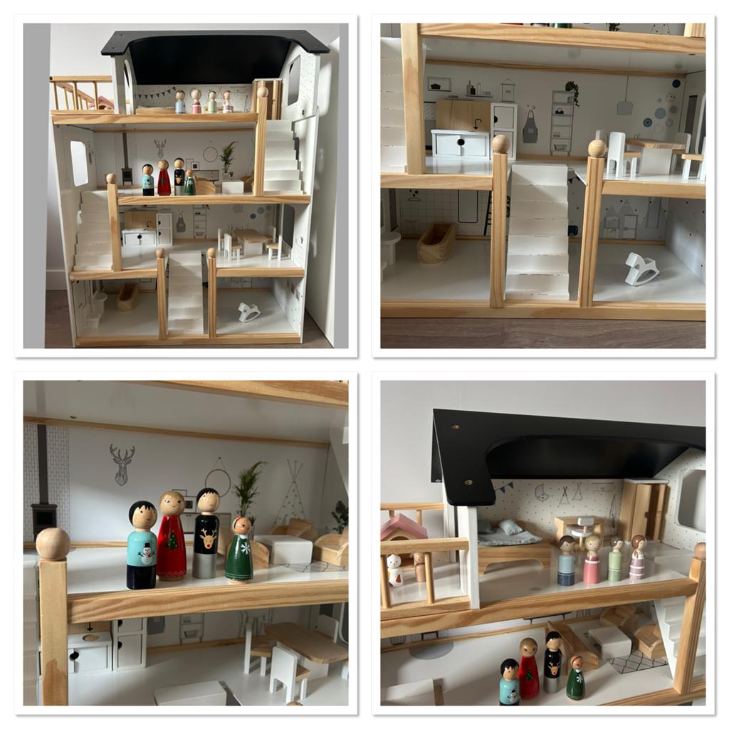 Petite Amelie poppenhuis met uitbreiding, Ophalen, Gebruikt, Overige typen