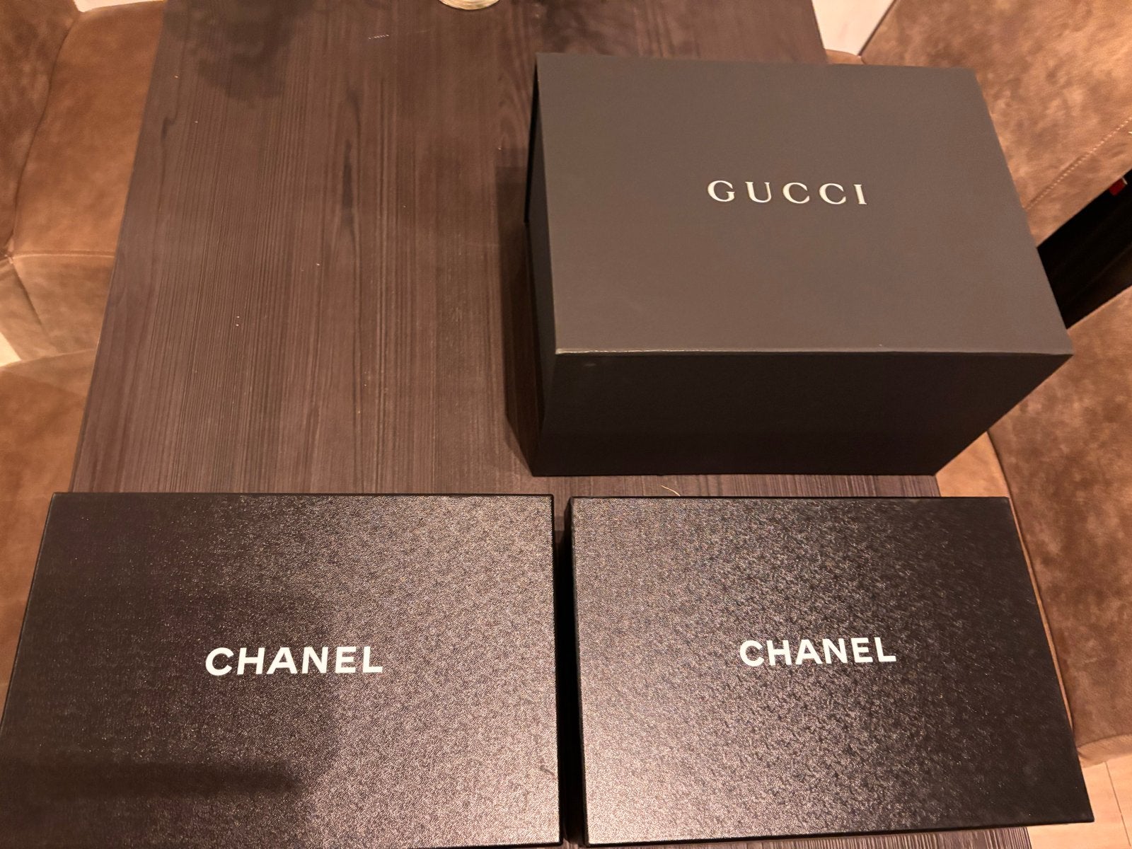 Luxe Merkdozen: Chanel, Gucci, Hermès, Celine, Mlouye, Ophalen of Verzenden, Gebruikt