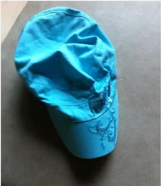 Meisjes pet turquoise, Kinderen en Baby's, Ophalen of Verzenden, Zo goed als nieuw, Meisje