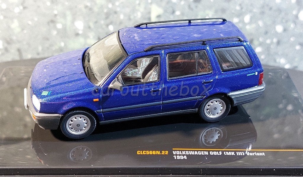 Volkswagen Golf MKIII Variant 1994 blauw 1:43 Ixo V1068, Verzenden, Nieuw, Auto, Overige merken