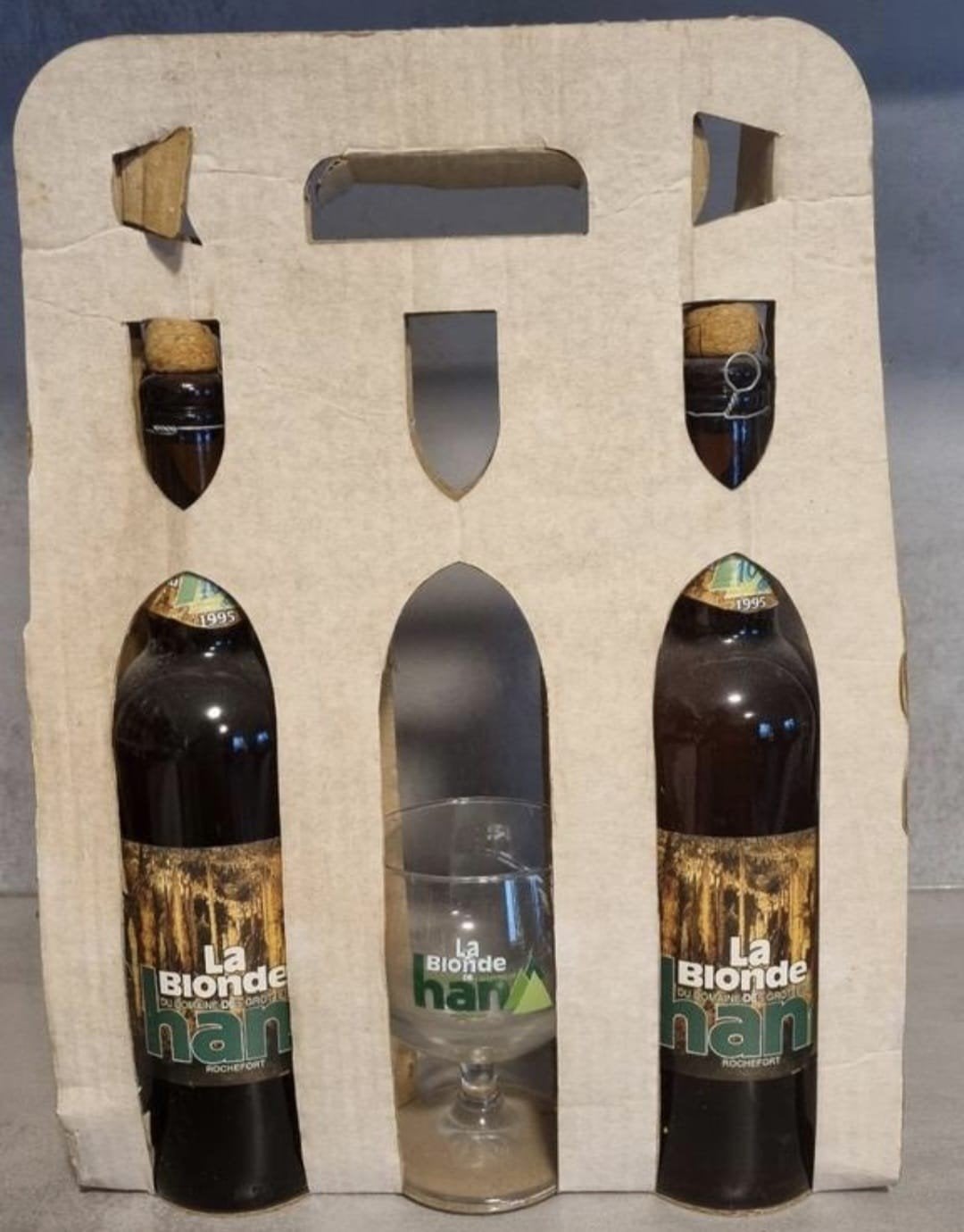 La Blonde du Domaine des Grottes de Han (Rochefort), Verzamelen, Ophalen of Verzenden, Zo goed als nieuw, Flesje(s), Overige merken