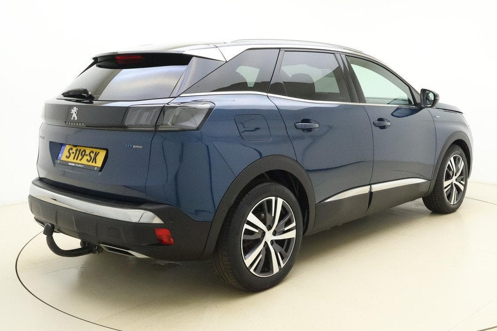 Peugeot 3008 1.6 HYbrid 225 GT Automaat | Navigatie | Trekha, Auto's, Euro 6, 4 cilinders, Blauw, Plug-in hybride