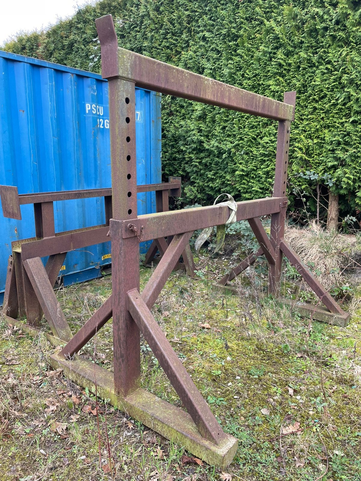 Spanten bokken / transport stelling verstelbaar 2 stuks, Doe-het-zelf en Verbouw, 100 liter of meer, Ophalen, Transportkar