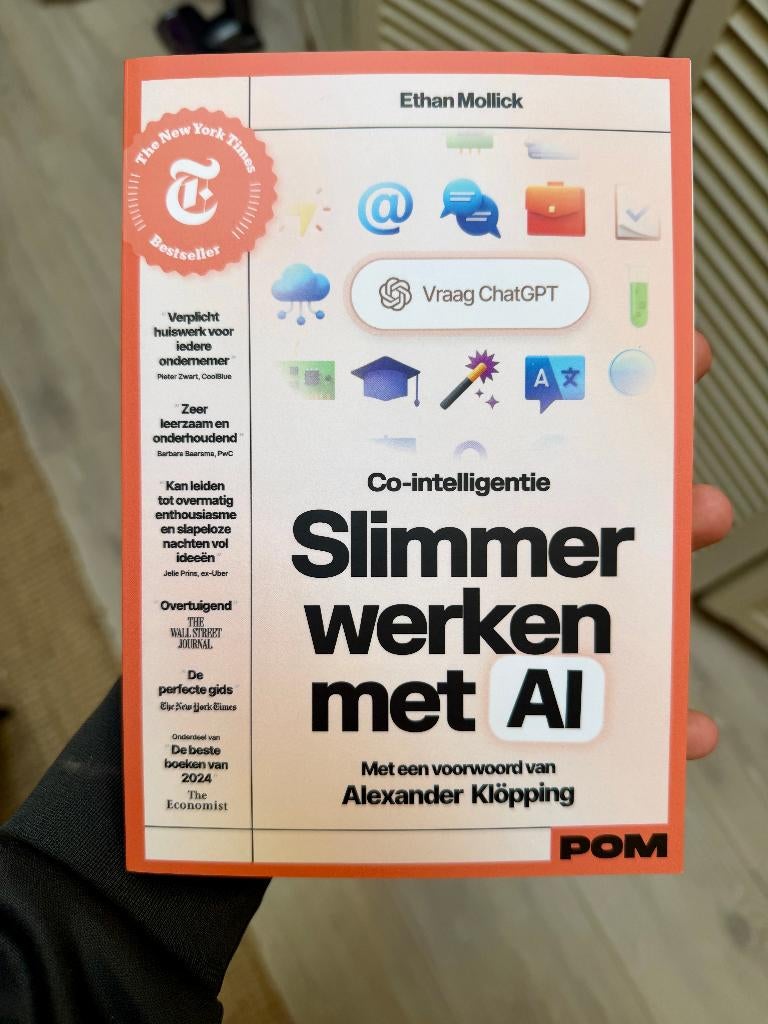 Slimmer werken met AI, Boeken, Informatica en Computer, Ophalen of Verzenden, Zo goed als nieuw, Overige onderwerpen, Alexander Klöpping