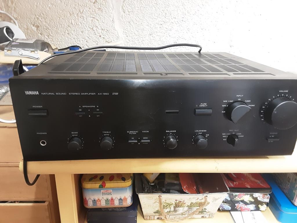 Yamaha ax550,, Ophalen, 120 watt of meer, Yamaha