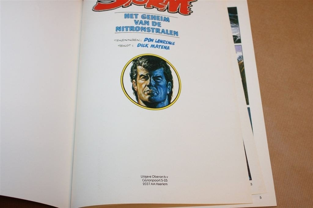 Storm 6 — Het Geheim van de Nitronstralen [1e Druk 1981], Eén stripboek, Ophalen of Verzenden, Gelezen