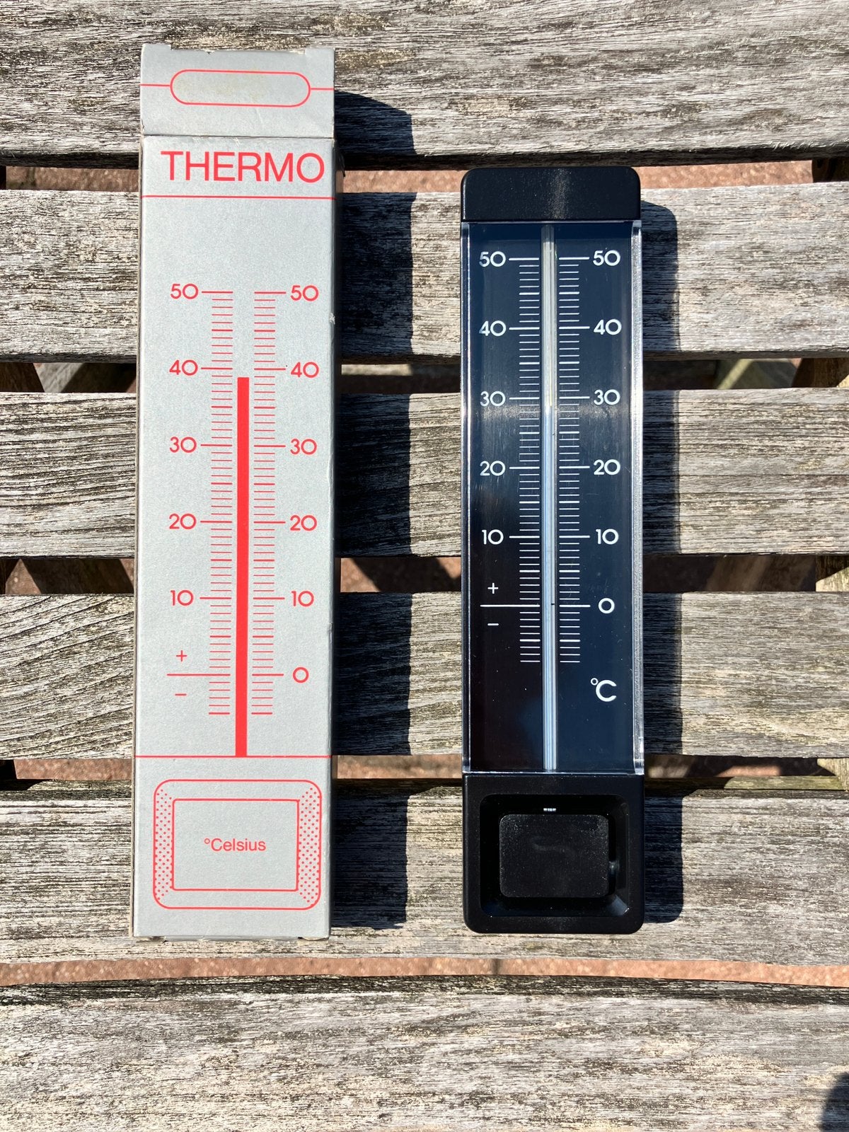 Nieuw - laatste retro thermometer in doos  West-DL / TFA, Ophalen of Verzenden, Draadloos, Nieuw, TFA