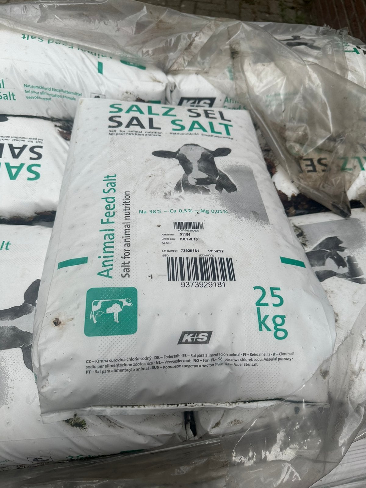 Animal feed salt, Ophalen, Overige typen