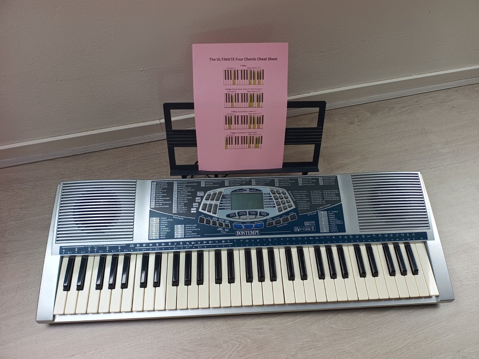 Bontempi Keyboard PM694, Muziek en Instrumenten, Midi-aansluiting, Ophalen, Overige merken, 61 toetsen
