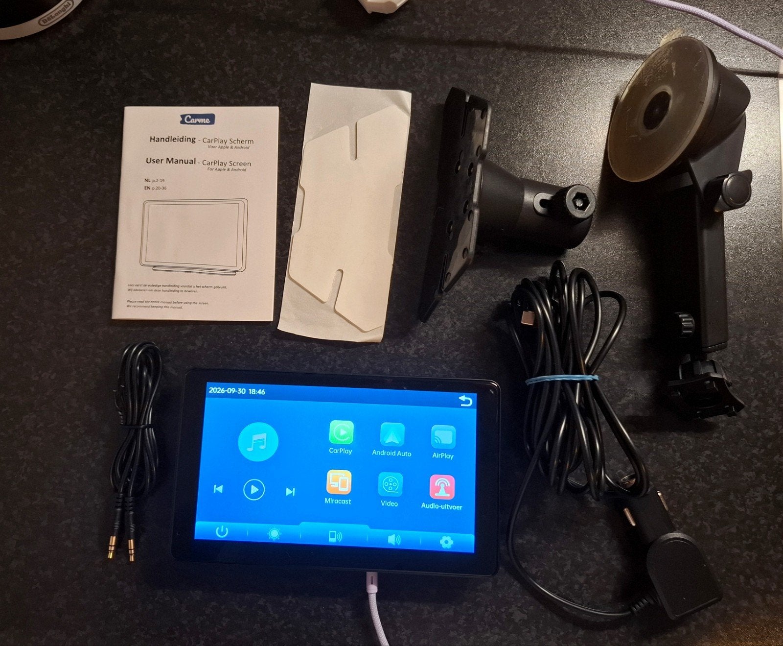 Carplay scherm 7 inch, Ophalen of Verzenden, Zo goed als nieuw