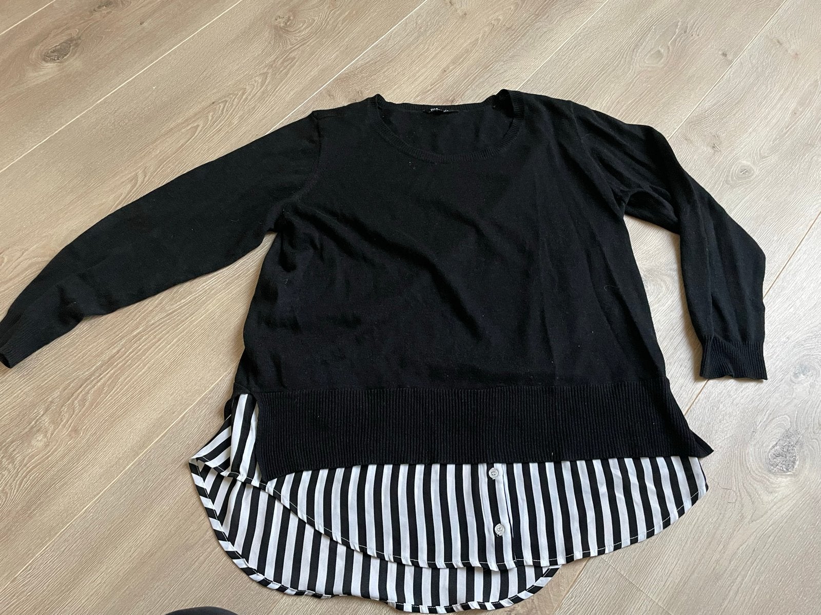 Ms mode blouse/trui maat L, Ophalen of Verzenden, Gedragen, Maat 42/44 (L), Zwart