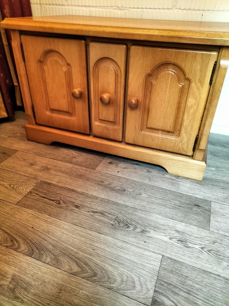 nette blank eiken tv kast, Eikenhout, Zo goed als nieuw, Minder dan 100 cm, 50 tot 75 cm
