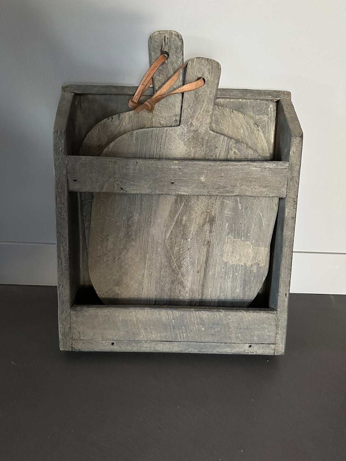 Borrelplanken met houder( echte oude planken ongebruikt), Ophalen of Verzenden
