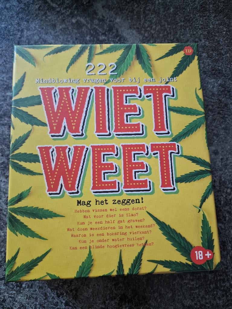 Wiet Weet kaartspel, Vijf spelers of meer, Ophalen, Zo goed als nieuw, SoLow