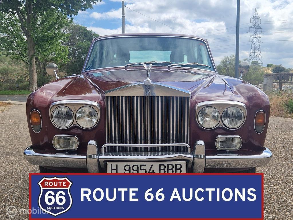 Rolls-Royce Silver Shadow | 1973 | Route 66 Auctions, Auto's, Overige carrosserieën, Zwart, Bedrijf, Handgeschakeld