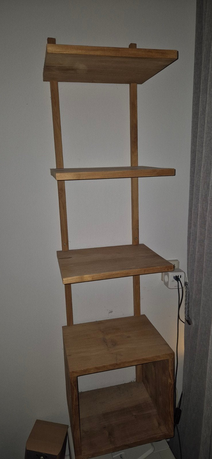 Teakhout zwevende kast  145 40 40cm, Ophalen, Zo goed als nieuw
