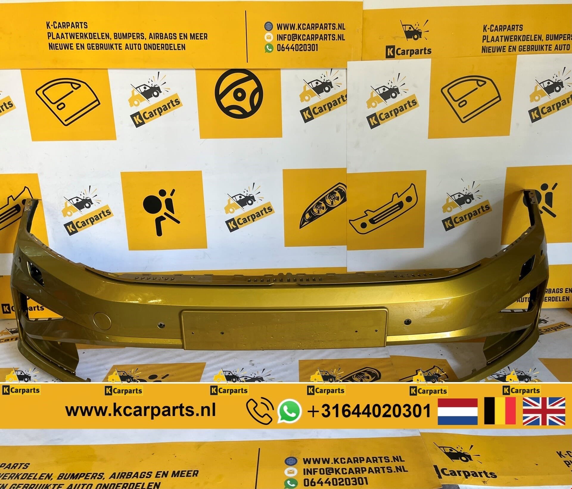 Bumper VW Golf Sportsvan 4PDC KLS 510807221F voorbumper, Info@fabrikant.eu, Ophalen of Verzenden, Bumper, Fabrikant BV