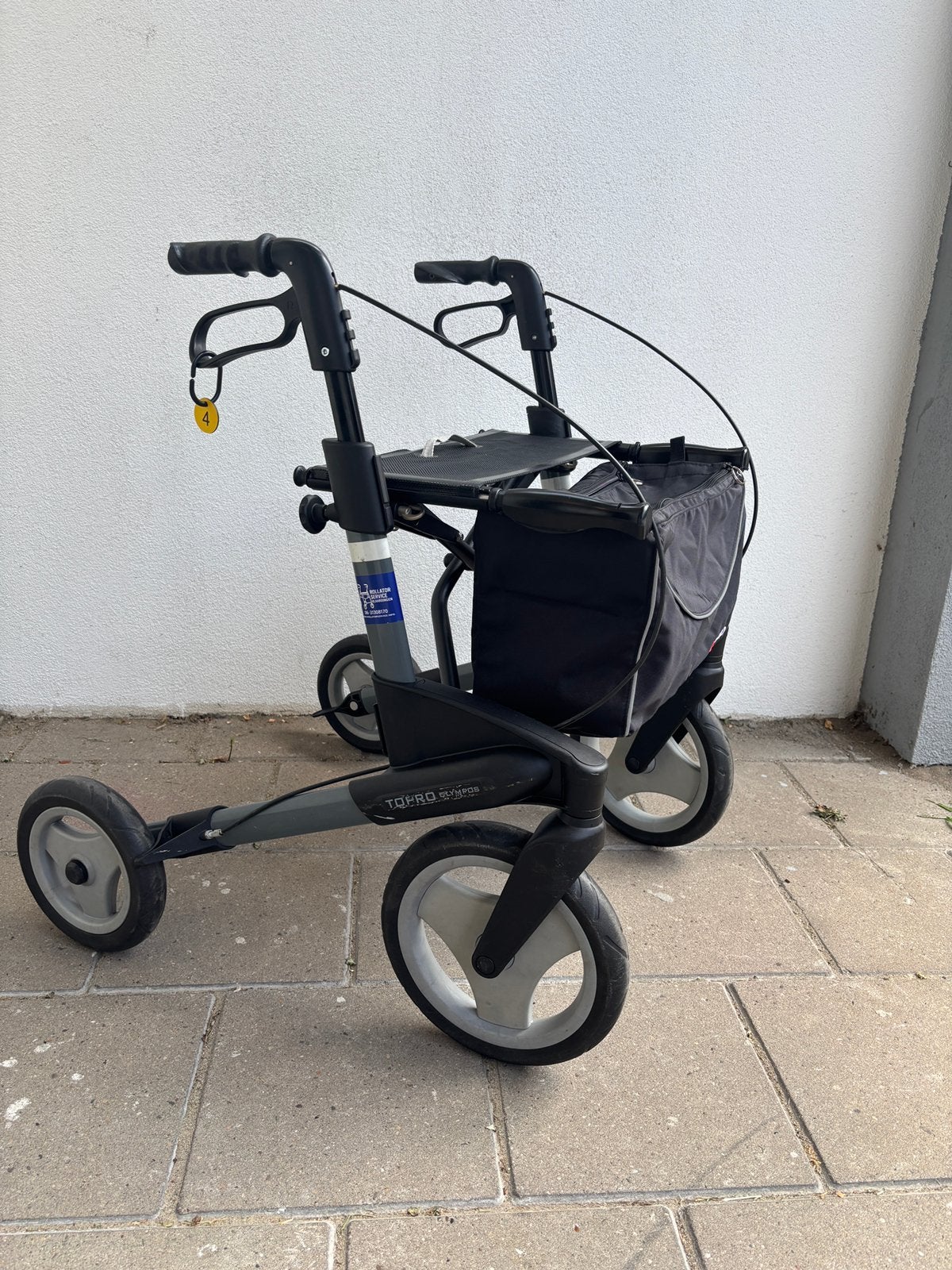 Nr 4... Topro Olympos M incl tas, Diversen, Rollators, Ophalen, Gebruikt, ., Opvouwbaar