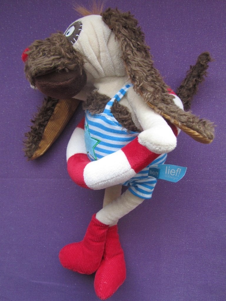 LIEF ! LIFESTYLE Knuffel HOND HARRY MET ZWEMBAND **Nieuw**, Overige karakters, Nieuw, Met label, Middelgroot (20 tot 80 cm)