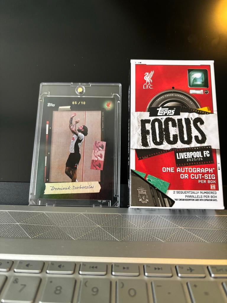 Dominik Szoboszlai Topps Focus Liverpool FC 2025/26 Kaart 05, Verzamelen, Ophalen of Verzenden, Zo goed als nieuw, Buitenlandse clubs