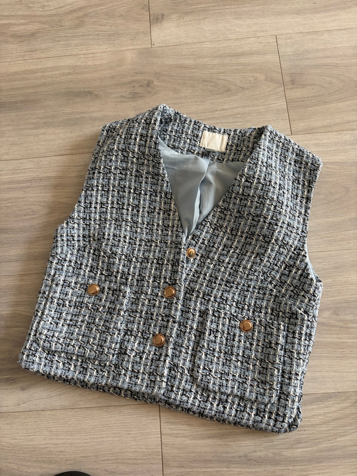 Tweed gilet H&M - XS - Nieuw en ongedragen, Ophalen of Verzenden, Nieuw