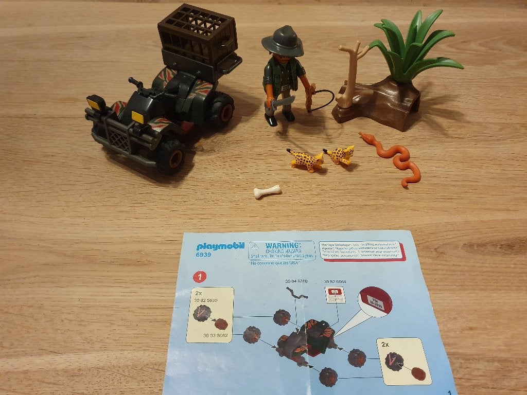 Playmobil 6939 Stroper met Quad - Wild Life Set, Wild life, Gebruikt, Complete set, Voertuig