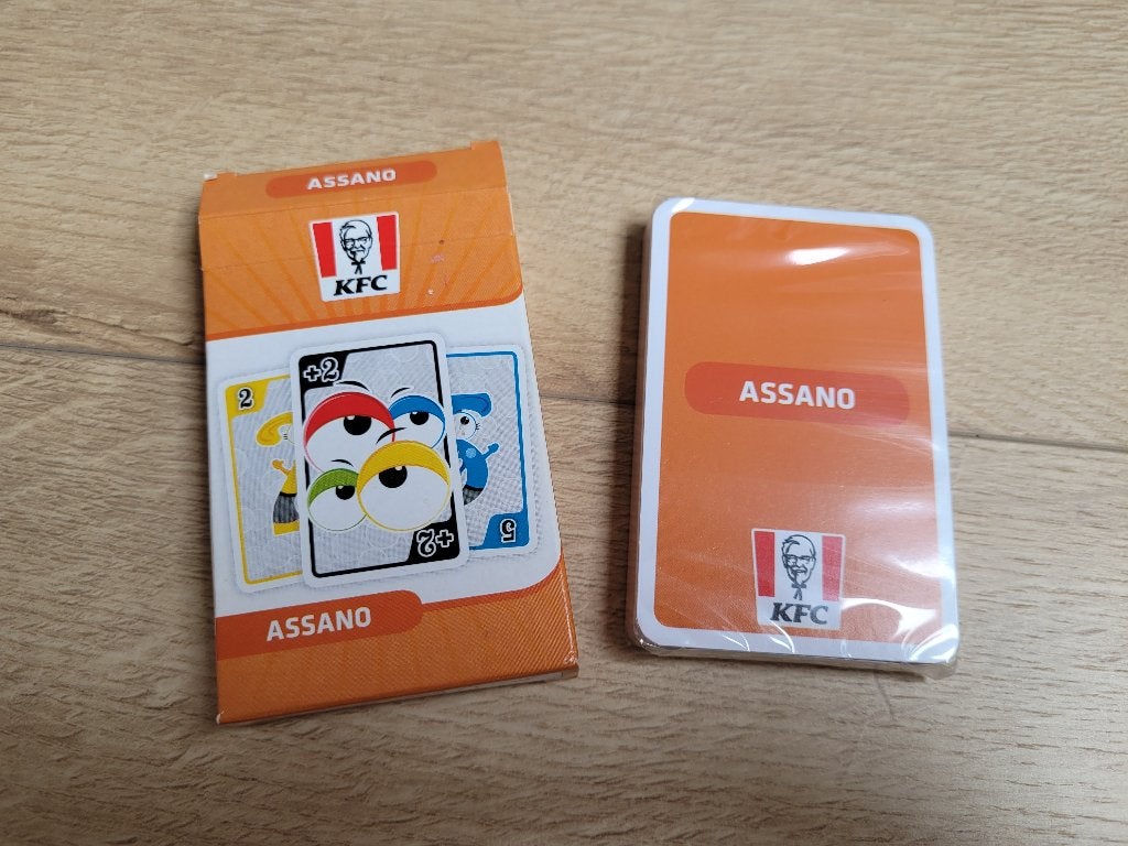 KFC Assano kaartspel *nieuw* ~ SJ8905, Ophalen of Verzenden, Nieuw, KFC
