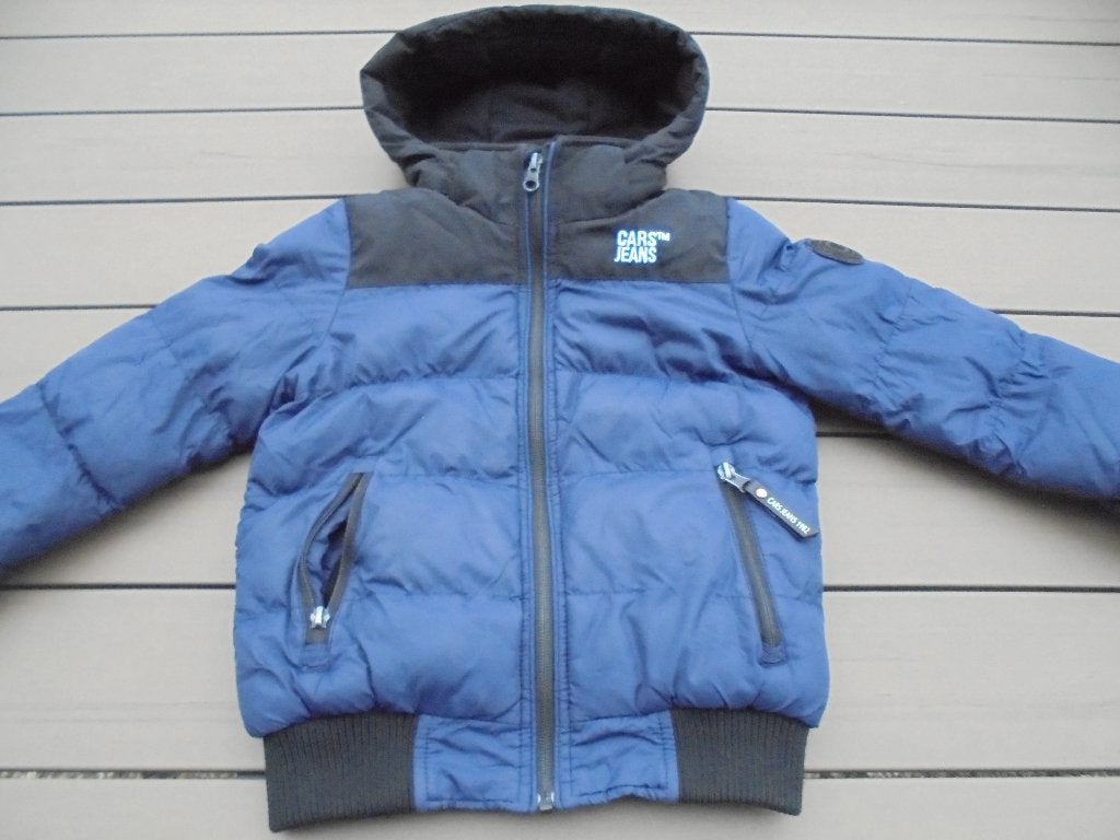 Blauwe winterjas CARS JEANS, Gebruikt, Ophalen of Verzenden, Jas, Jongen