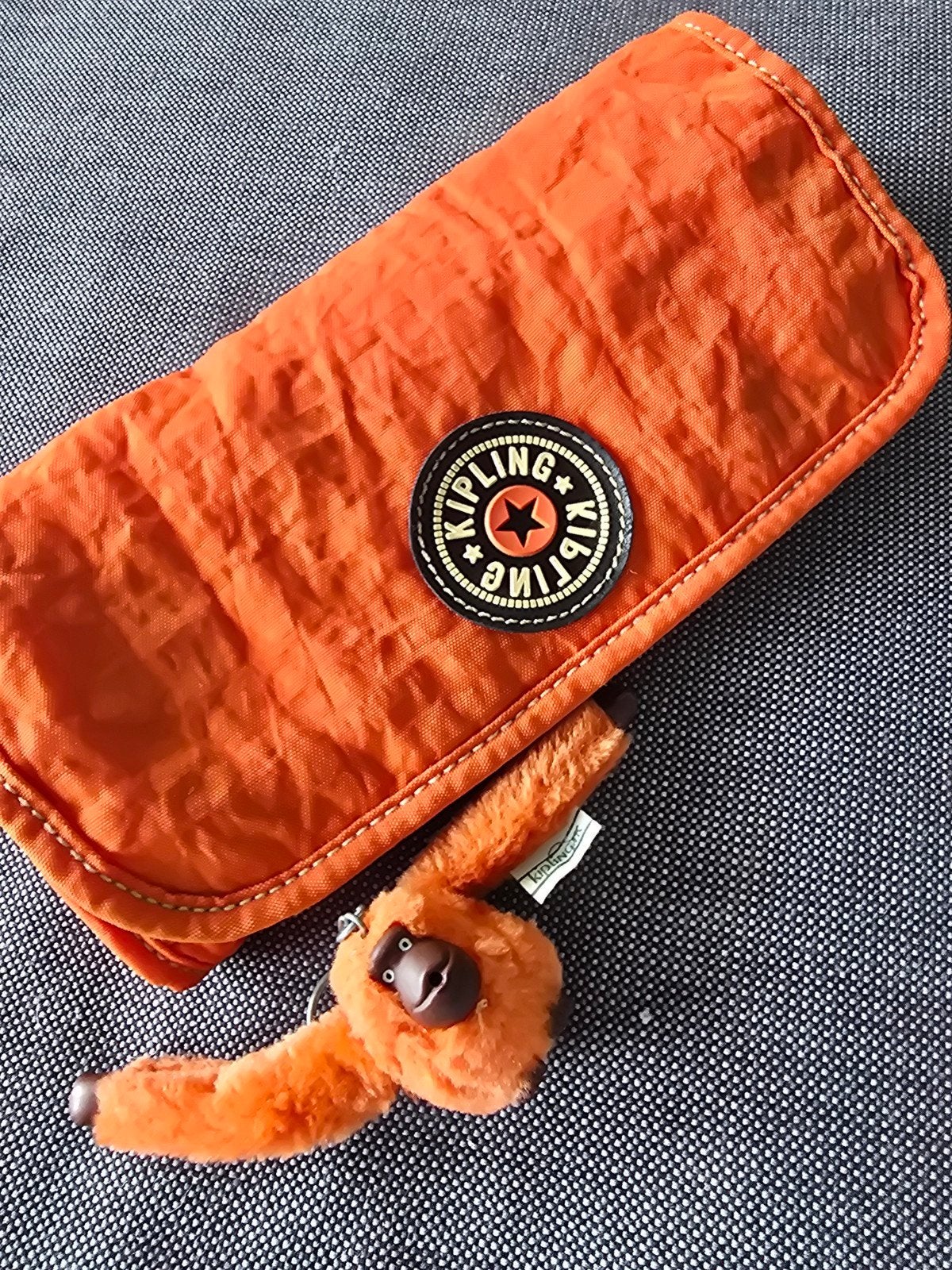 Kipling etui/bewaartasje. Oranje., Ophalen of Verzenden, Gebruikt, Oranje