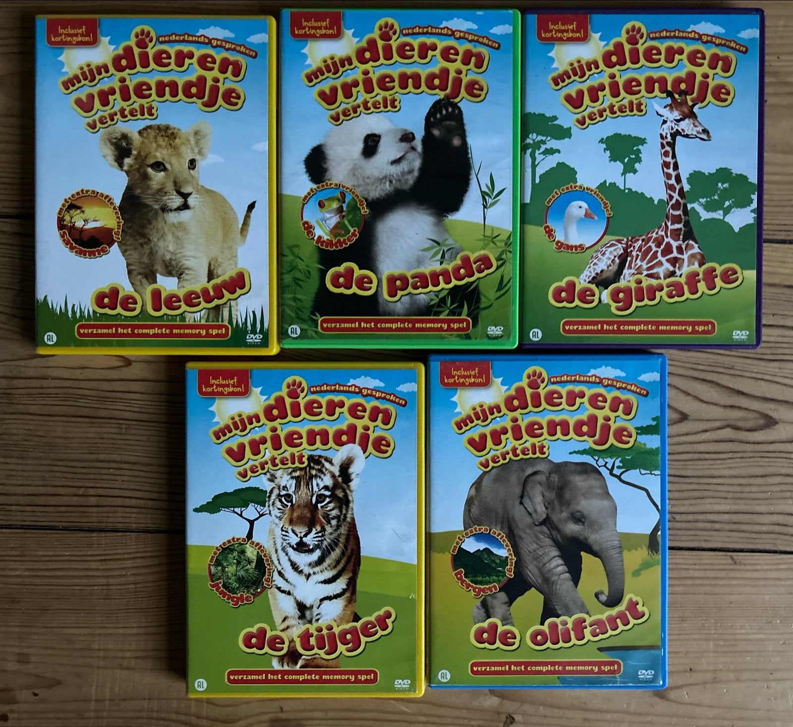 Mijn Dieren Vriendje Vertelt - Complete Collectie (5 DVD's), Verzamelbox, Alle leeftijden, Nederlands, Zo goed als nieuw