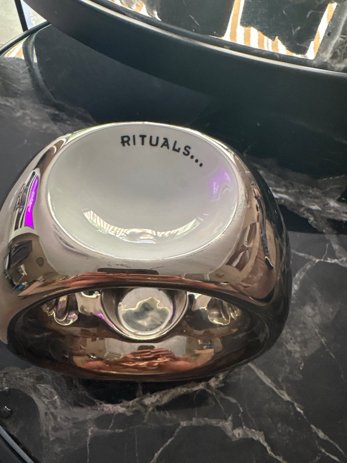 Rituals geurbrander/oliebrander, Ophalen, Zo goed als nieuw, Zilver, Modern