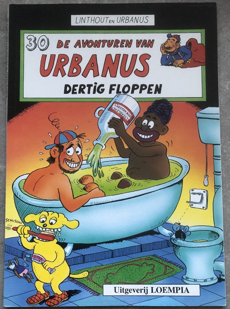 LINTHOUT EN URBANUS - URBANUS - DERTIG FLOPPEN - 30 - 1991, Eén stripboek, Ophalen of Verzenden, Zo goed als nieuw