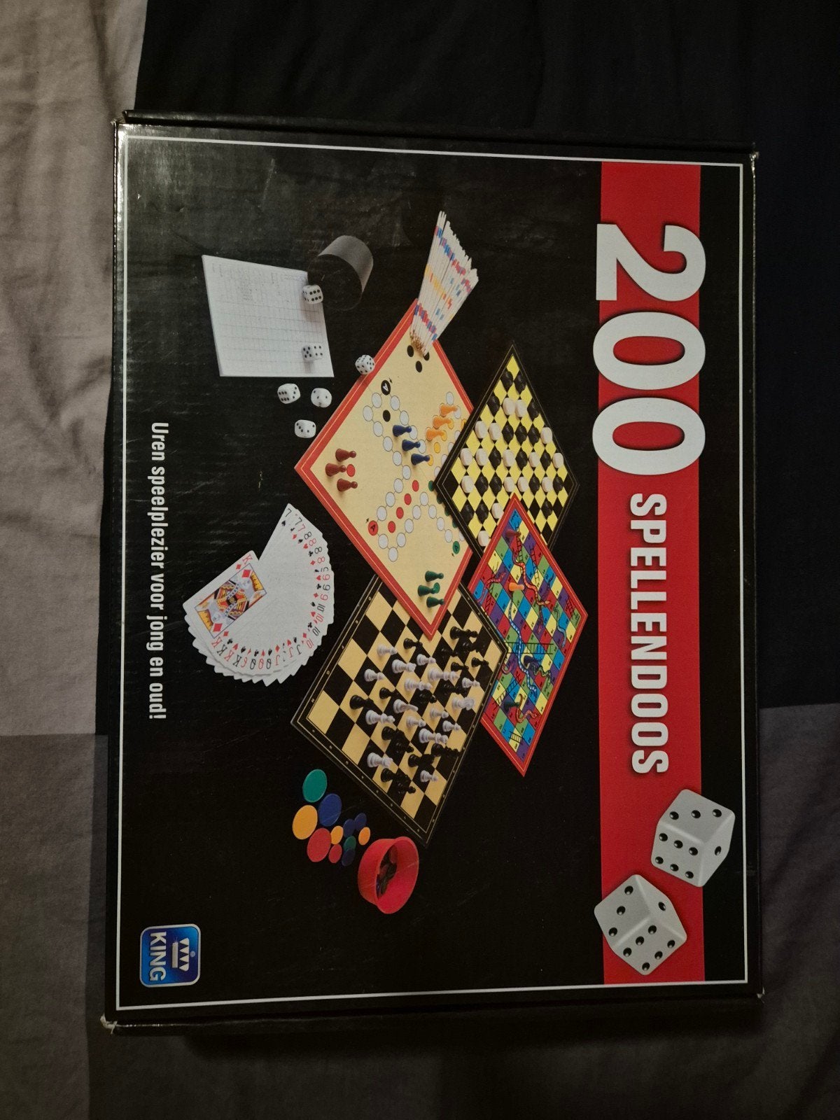 200 Spellendoos, Een of twee spelers, Ophalen, Gebruikt, King