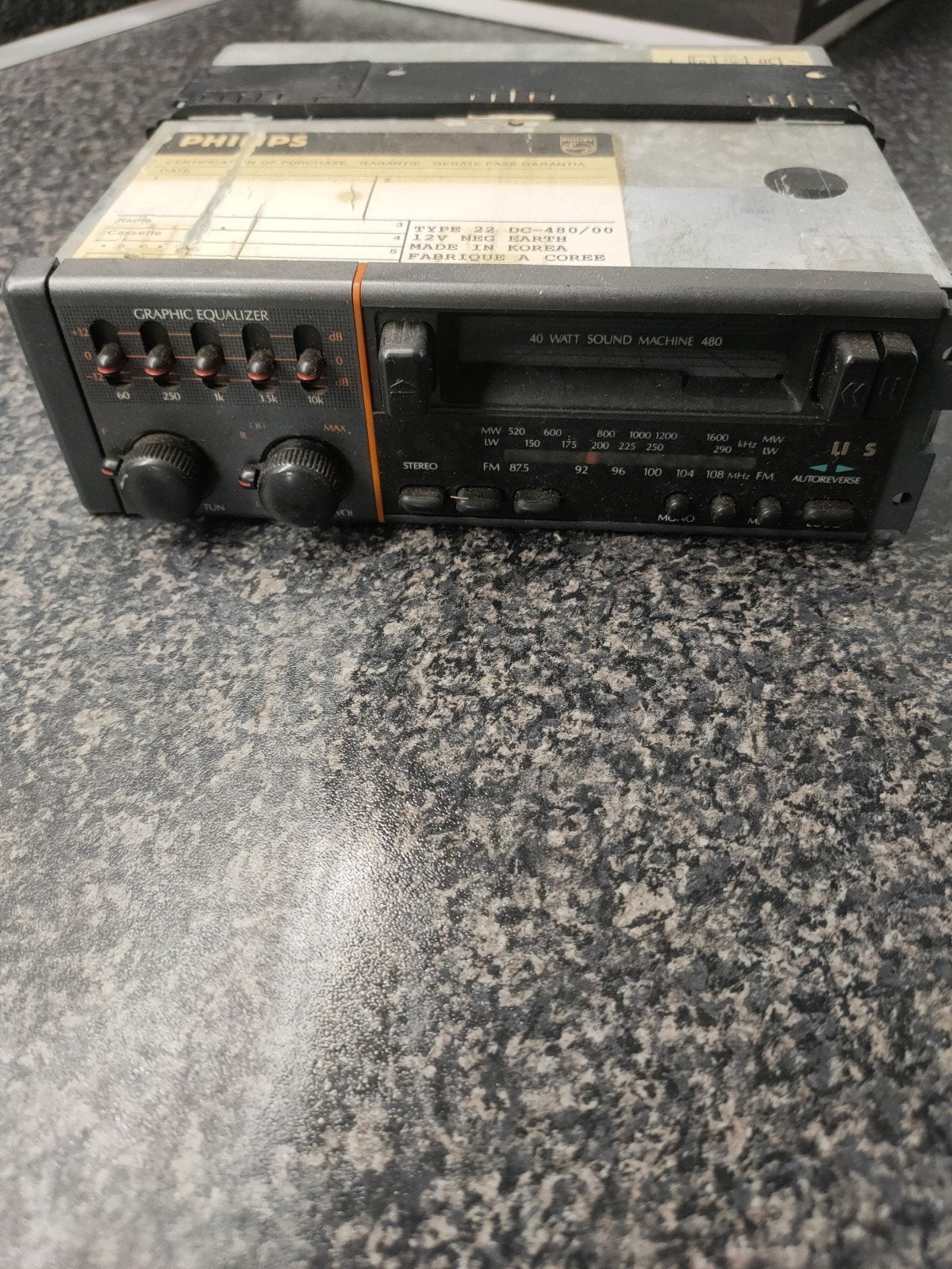 Philips autoradio type 22 DC-480, Auto diversen, Autoradio's, Ophalen, Nieuw