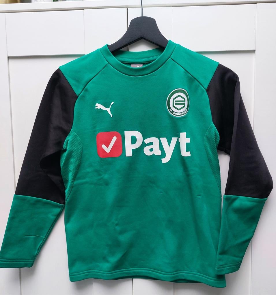 FC Groningen trainingssweater maat 140, Ophalen, Jongen of Meisje, Trui of Vest