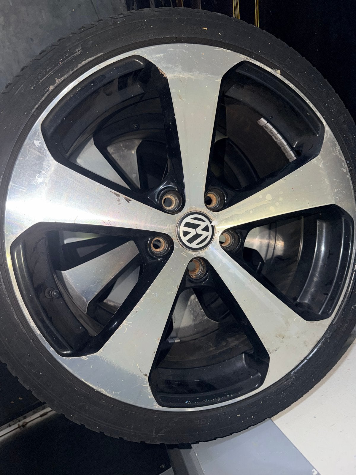 VW Golf 7 velgen met Fulda winterbanden 225/40R18, Ophalen of Verzenden, Gebruikt