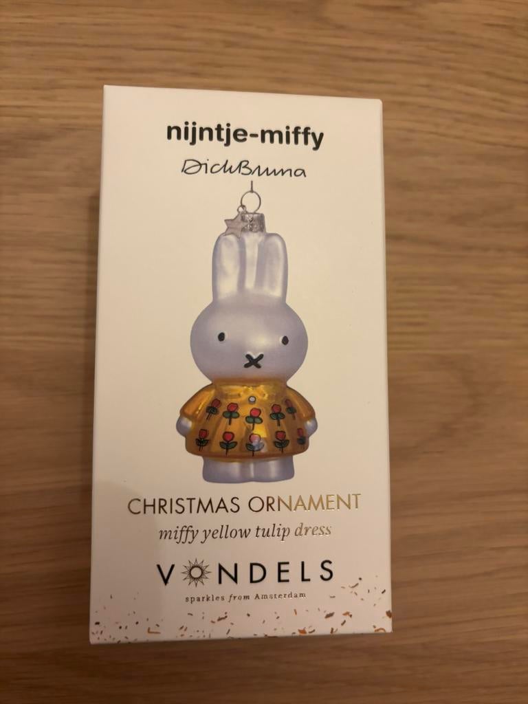 Vondels Nijntje kerstbal, Ophalen of Verzenden, Nieuw