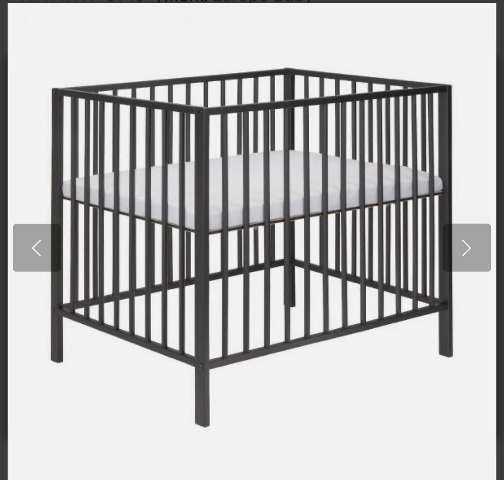 Felix box inclusief matras, Ophalen, Zo goed als nieuw, Boxkleed