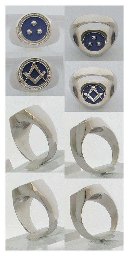 Vrijmetselaar ring, Verzenden, Nieuw