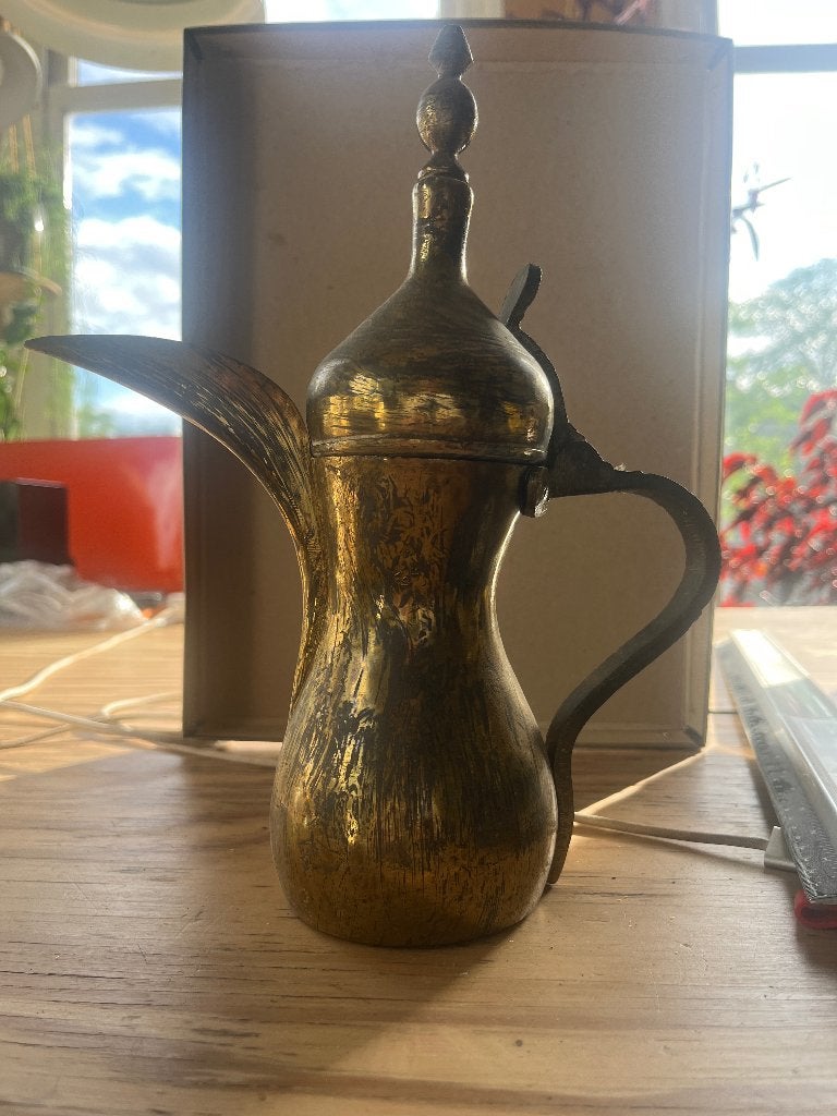 Dallah antieke Arabische koffiepot, Ophalen of Verzenden