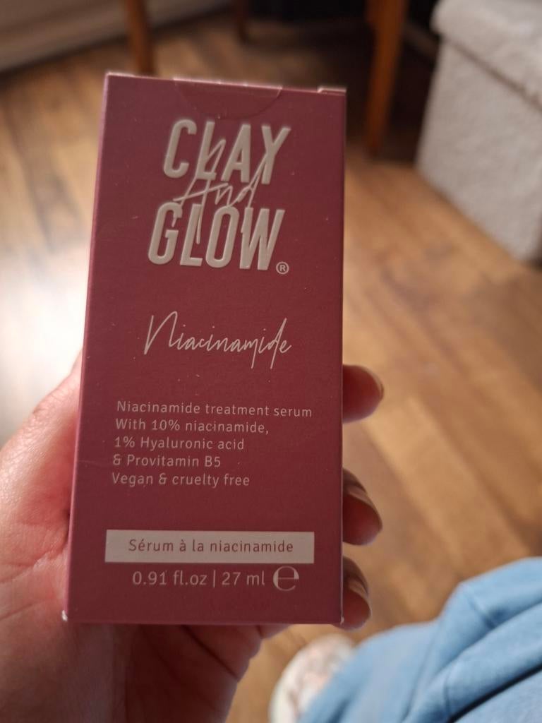 Clay And Glow Niacinamide Treatment Serum, Ophalen of Verzenden