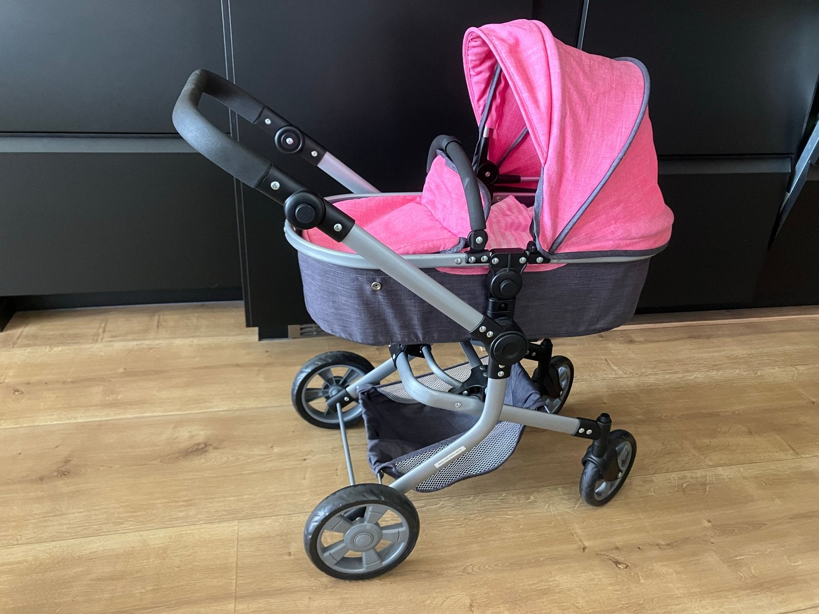 Poppen kinderwagen en wandelwagen in 1, Ophalen of Verzenden, Zo goed als nieuw, Overige merken