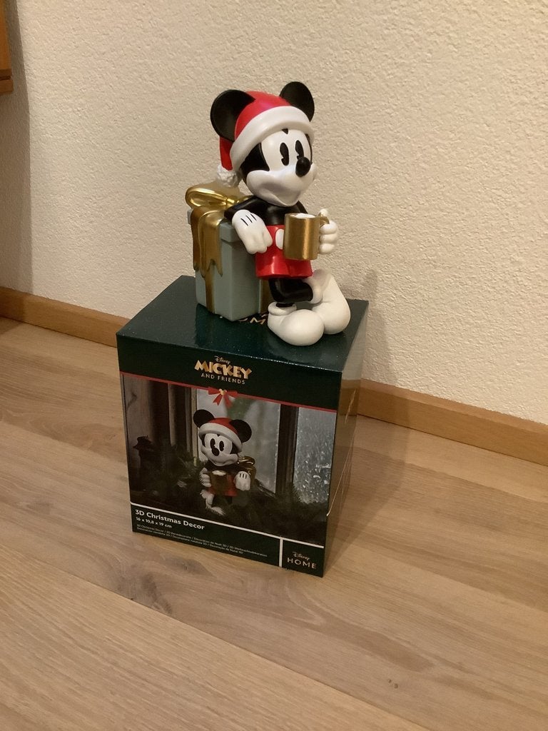 Te koop aangeboden 3D Kerstdecoratie van Mickey Mouse., Ophalen of Verzenden, Nieuw