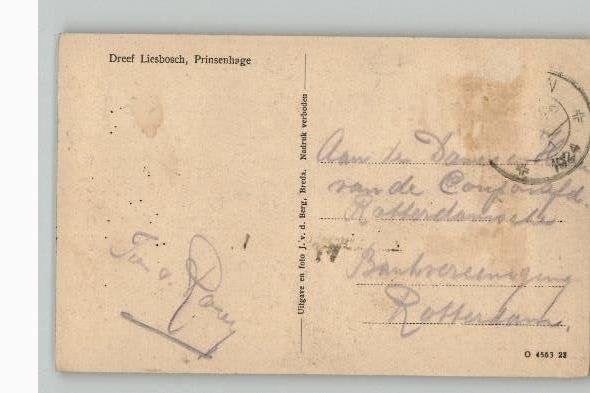 Prinsenhage Dreef Liesbosch 2 mooie kaarten, Verzamelen, Ansichtkaarten | Nederland, Verzenden, Voor 1920, Gelopen, Noord-Brabant