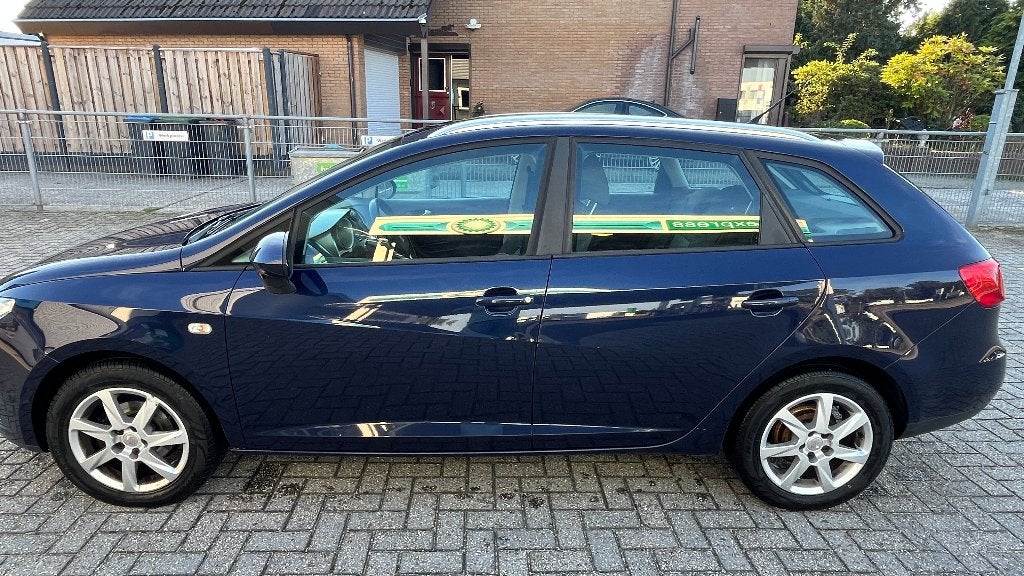 SEAT IBIZA ST 1.2 TDI Ecomotive 2010, netjes onderhouden, Auto's, Euro 5, 74 pk, 1199 cc, Blauw